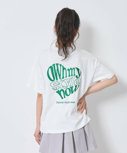 Lovetoxic / ラブトキシック Tシャツ | 【秒かわトップス】【GOODPRICE】【綿100%】バックハートロゴ刺しゅう半袖T | 詳細1