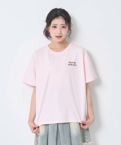 Lovetoxic / ラブトキシック Tシャツ | 【秒かわトップス】【GOODPRICE】【綿100%】バックハートロゴ刺しゅう半袖T | 詳細5