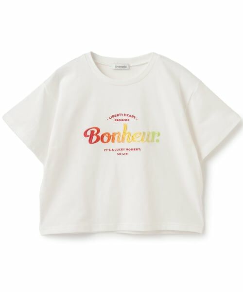 Lovetoxic / ラブトキシック Tシャツ | 【綿100%】グラデーションロゴ刺しゅう半袖T | 詳細11
