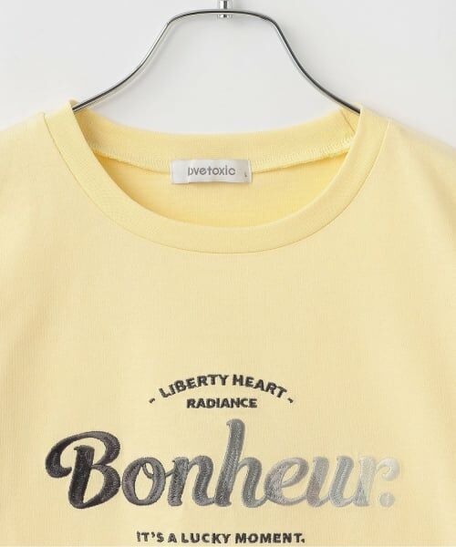 Lovetoxic / ラブトキシック Tシャツ | 【綿100%】グラデーションロゴ刺しゅう半袖T | 詳細2