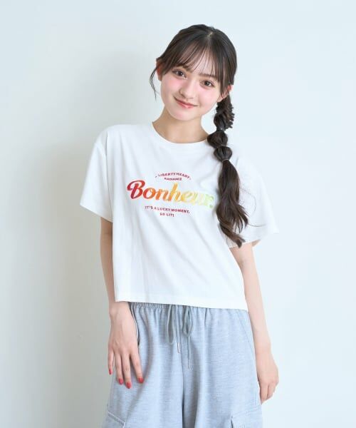 Lovetoxic / ラブトキシック Tシャツ | 【綿100%】グラデーションロゴ刺しゅう半袖T | 詳細9