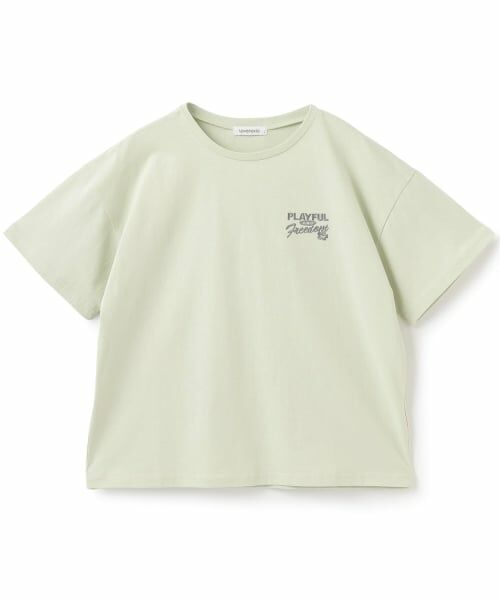Lovetoxic / ラブトキシック Tシャツ | 【綿100%】OOTD風アニマル半袖T(ライト グリーン)