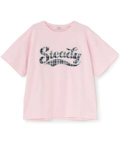 Lovetoxic / ラブトキシック Tシャツ | 【綿100%】チアロゴワッペンルーズ半袖T