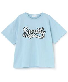 Lovetoxic / ラブトキシック Tシャツ | 【綿100%】チアロゴワッペンルーズ半袖T