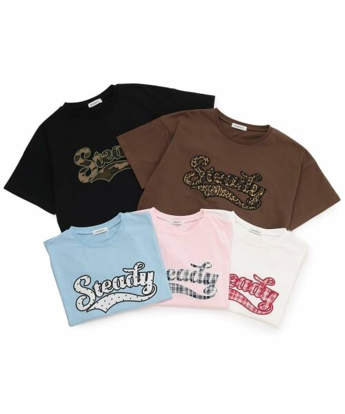 Lovetoxic / ラブトキシック Tシャツ | 【綿100%】チアロゴワッペンルーズ半袖T | 詳細11