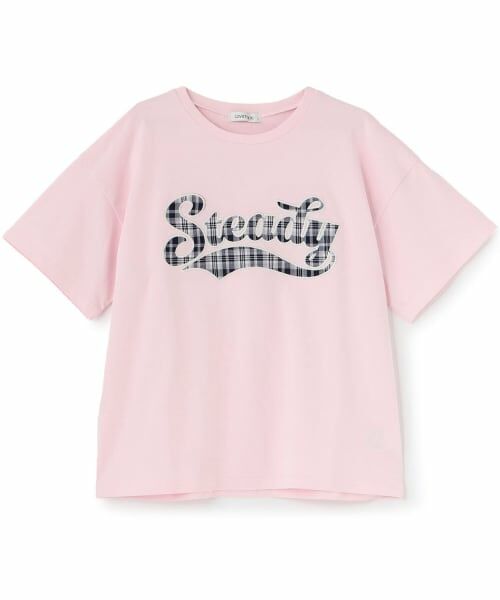 Lovetoxic / ラブトキシック Tシャツ | 【綿100%】チアロゴワッペンルーズ半袖T | 詳細13