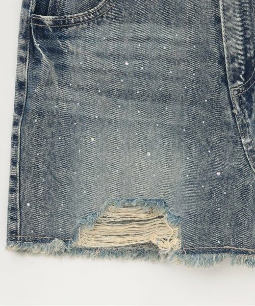Lovetoxic / ラブトキシック ショート・ハーフ・半端丈パンツ | 【LTXC】キラキラダメージデニムショートパンツ | 詳細6