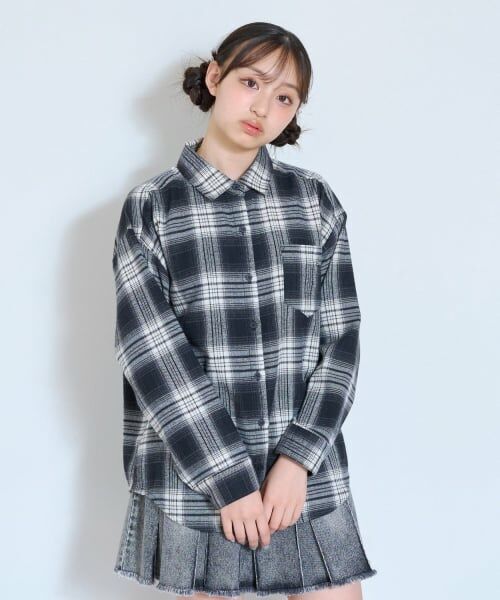 Lovetoxic / ラブトキシック シャツ・ブラウス | 【LTXC】オンブレチェックルーズシャツ | 詳細4