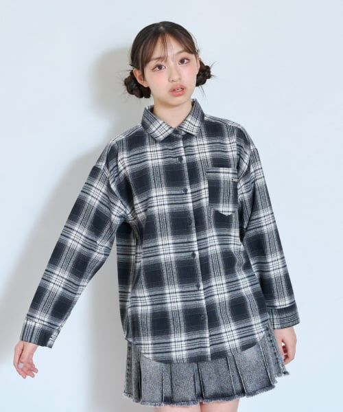Lovetoxic / ラブトキシック シャツ・ブラウス | 【LTXC】オンブレチェックルーズシャツ | 詳細5