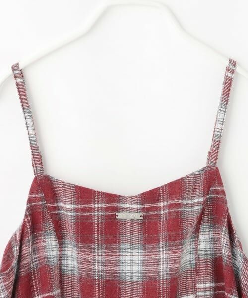 Lovetoxic / ラブトキシック その他トップス | 【LTXC】吸水速乾インナーつきチェックキャミチュニック▼ | 詳細13