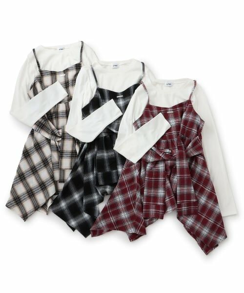 Lovetoxic / ラブトキシック その他トップス | 【LTXC】吸水速乾インナーつきチェックキャミチュニック▼ | 詳細7