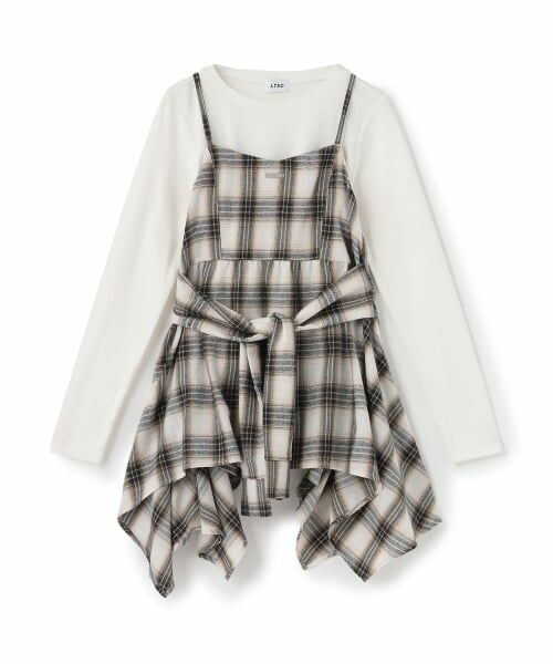 Lovetoxic / ラブトキシック その他トップス | 【LTXC】吸水速乾インナーつきチェックキャミチュニック▼ | 詳細8