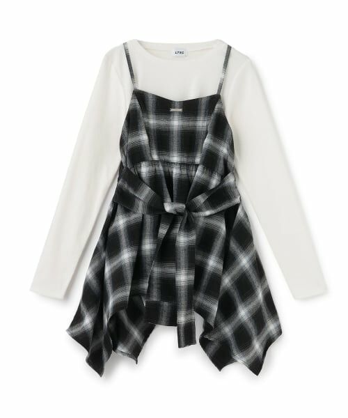 Lovetoxic / ラブトキシック その他トップス | 【LTXC】吸水速乾インナーつきチェックキャミチュニック▼ | 詳細9