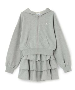 Lovetoxic / ラブトキシック その他トップス | 【LTXC】ラメキラダブルジップパーカ\nティアードセットアップ