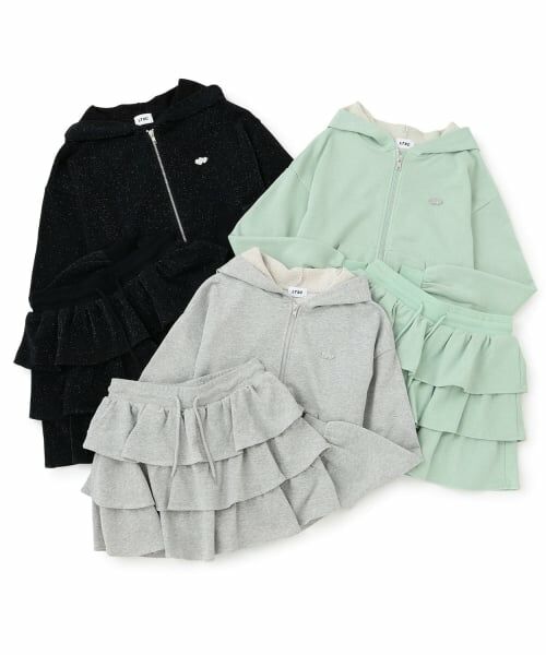 Lovetoxic / ラブトキシック その他トップス | 【LTXC】ラメキラダブルジップパーカ\nティアードセットアップ | 詳細11