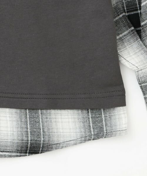 Lovetoxic / ラブトキシック ミニ丈・ひざ丈ワンピース | 【LTXC】フェイクレイヤードチェックシャツチュニックワンピ | 詳細14