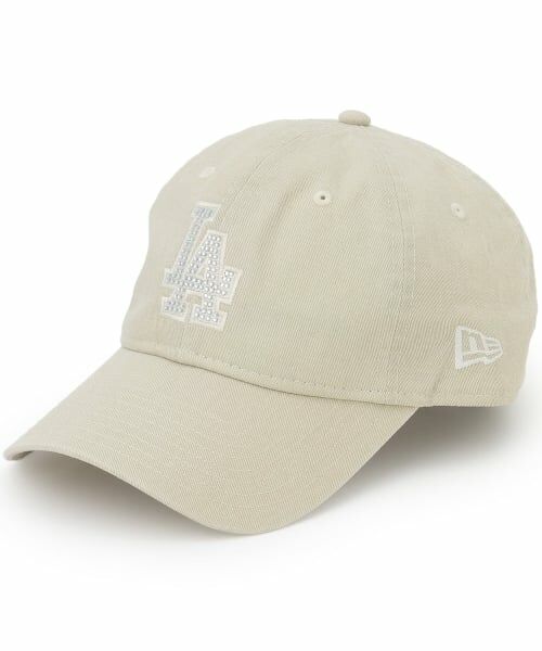 Lovetoxic / ラブトキシック キャップ | 【NEW ERA】ラインストーンキャップ（アイボリー）