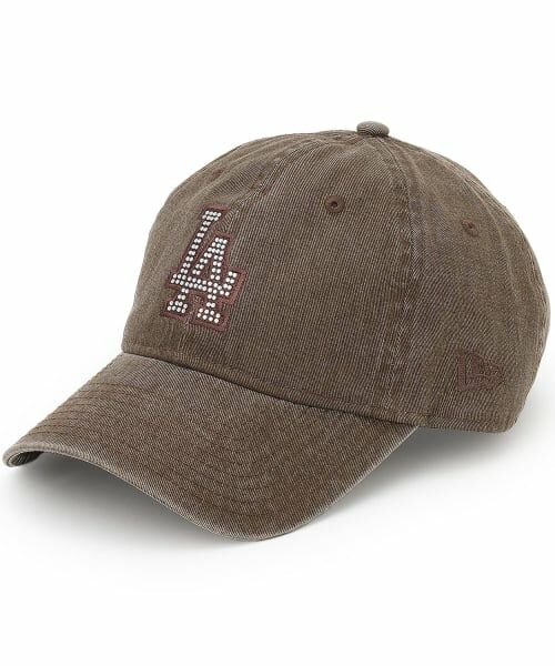 Lovetoxic / ラブトキシック キャップ | 【NEW ERA】ラインストーンキャップ（茶）