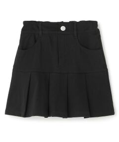 Lovetoxic / ラブトキシック ショート・ハーフ・半端丈パンツ | 【みんなの声/ストレッチ】デニムライクカットプリーツスカート