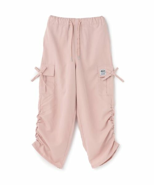 Lovetoxic / ラブトキシック その他パンツ | 【7days】リボンつきカーゴパンツ（薄ベージュ）