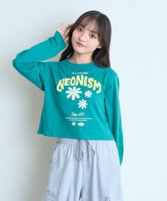 Lovetoxic / ラブトキシック Tシャツ | 【7days/綿100％/GOODPRICE】フラワーロゴ長袖Tシャツ