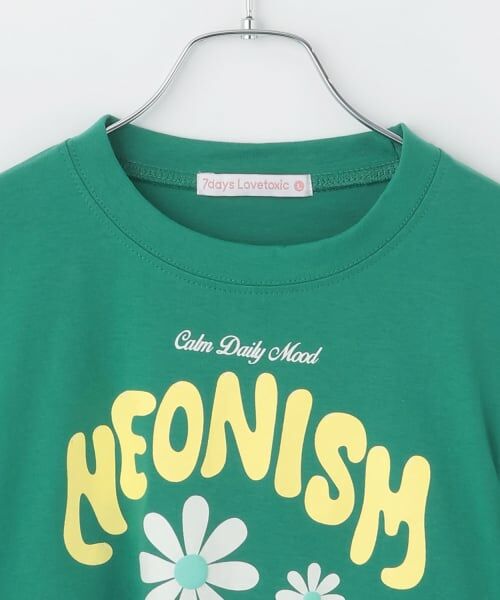 Lovetoxic / ラブトキシック Tシャツ | 【7days/綿100%/GOODPRICE】フラワーロゴ長袖Tシャツ | 詳細12