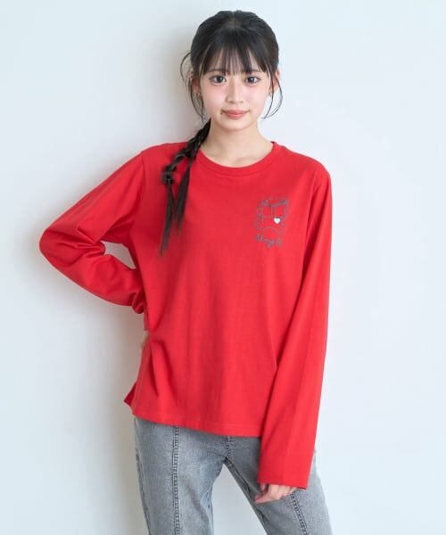 Lovetoxic / ラブトキシック Tシャツ | 【7days/綿100%/GOODPRICE】デカクマ長袖Tシャツ | 詳細2
