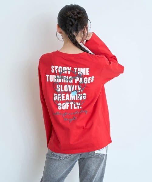 Lovetoxic / ラブトキシック Tシャツ | 【7days/綿100%/GOODPRICE】デカクマ長袖Tシャツ | 詳細3