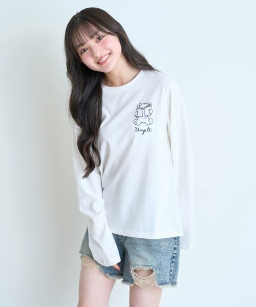 Lovetoxic / ラブトキシック Tシャツ | 【7days/綿100%/GOODPRICE】デカクマ長袖Tシャツ | 詳細5