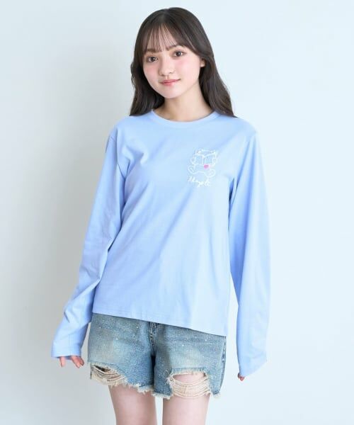 Lovetoxic / ラブトキシック Tシャツ | 【7days/綿100%/GOODPRICE】デカクマ長袖Tシャツ | 詳細7
