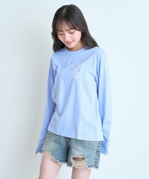 Lovetoxic / ラブトキシック Tシャツ | 【7days/綿100%/GOODPRICE】デカクマ長袖Tシャツ | 詳細8