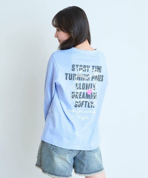 Lovetoxic / ラブトキシック Tシャツ | 【7days/綿100%/GOODPRICE】デカクマ長袖Tシャツ | 詳細9