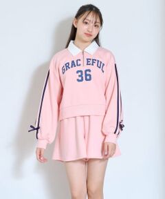 Lovetoxic / ラブトキシック その他トップス | 【7days】ハーフジップセットアップ