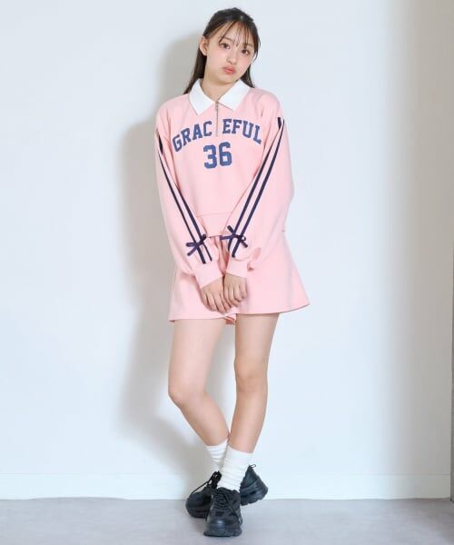 Lovetoxic / ラブトキシック その他トップス | 【7days】ハーフジップセットアップ | 詳細2