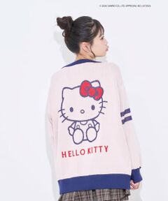 Lovetoxic / ラブトキシック カーディガン・ボレロ | 【サンリオキャラクターズ/ハローキティ】【LTXC】リラックスルーズニットカーディガン