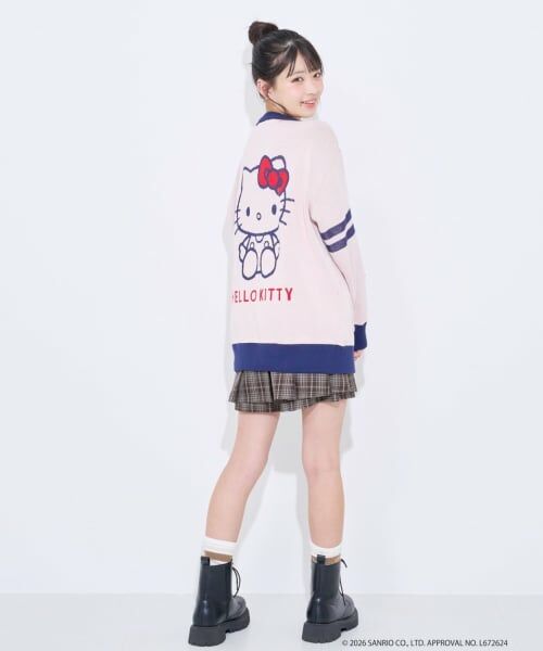 Lovetoxic / ラブトキシック カーディガン・ボレロ | 【サンリオキャラクターズ/ハローキティ】【LTXC】リラックスルーズニットカーディガン | 詳細14