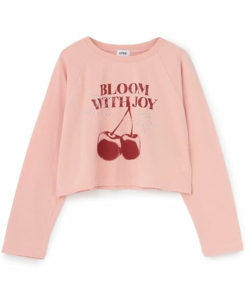 Lovetoxic / ラブトキシック Tシャツ | 【LTXC/綿100%】チェリースタッズ長袖T■（ピンク）