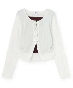 Lovetoxic / ラブトキシック Tシャツ | 【抗菌防臭】レースアップテレコ長袖T▼