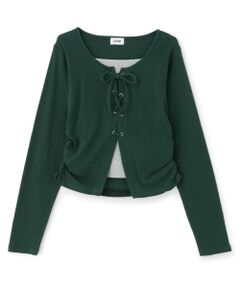 Lovetoxic / ラブトキシック Tシャツ | 【抗菌防臭】レースアップテレコ長袖T▼
