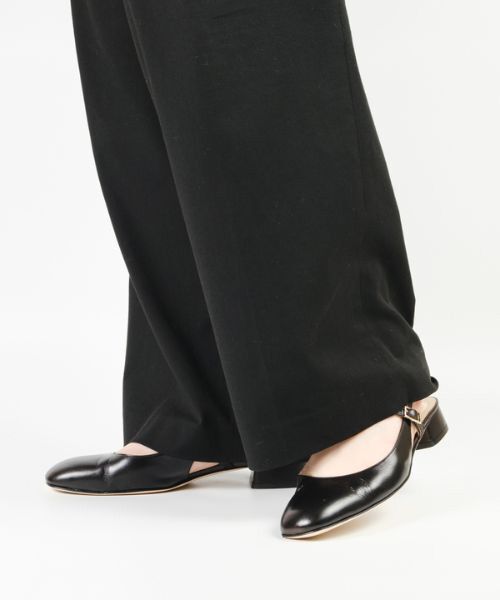 Luca Grossi / ルカ グロッシ パンプス | ストラップ付ミュール（BLK）