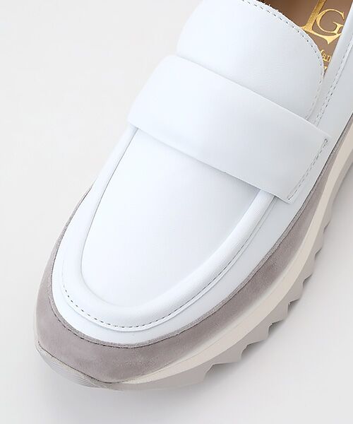 Luca Grossi / ルカ グロッシ フラットシューズ | ソフトレザーシャークソールローファー | 詳細6