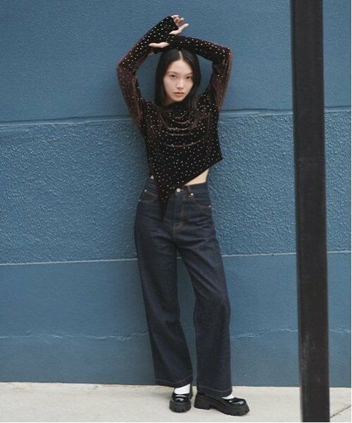 LUKU nari / ルクナーリ その他パンツ | デニムワイドパンツ | 詳細1