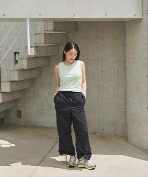 LUKU nari / ルクナーリ その他パンツ | シャーリングワイドパンツ | 詳細1