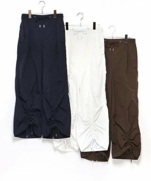 LUKU nari / ルクナーリ その他パンツ | シャーリングワイドパンツ | 詳細10