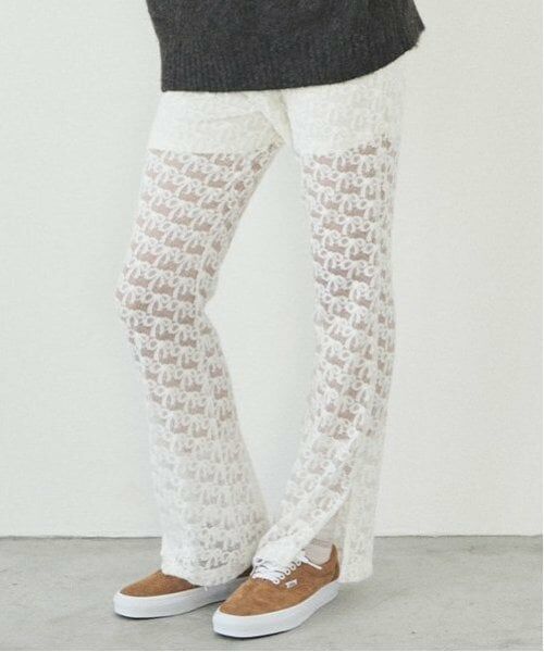 LUKU nari / ルクナーリ その他パンツ | レースフレアパンツ | 詳細2