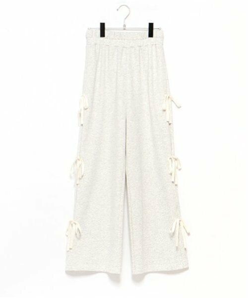 LUKU nari / ルクナーリ その他パンツ | サイドリボンタックパンツ | 詳細3