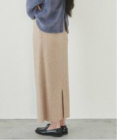 LUKU nari / ルクナーリ ミニ・ひざ丈スカート | カットリブタイトスカート