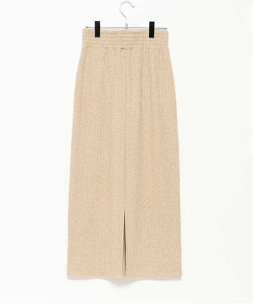 LUKU nari / ルクナーリ ミニ・ひざ丈スカート | カットリブタイトスカート | 詳細13