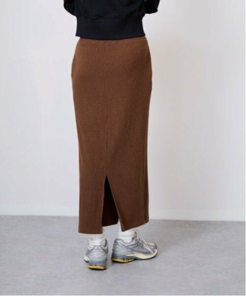 LUKU nari / ルクナーリ ミニ・ひざ丈スカート | カットリブタイトスカート | 詳細5