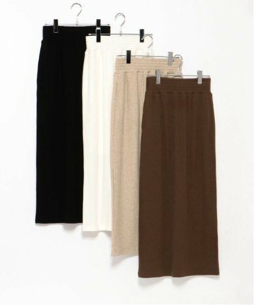 LUKU nari / ルクナーリ ミニ・ひざ丈スカート | カットリブタイトスカート | 詳細9